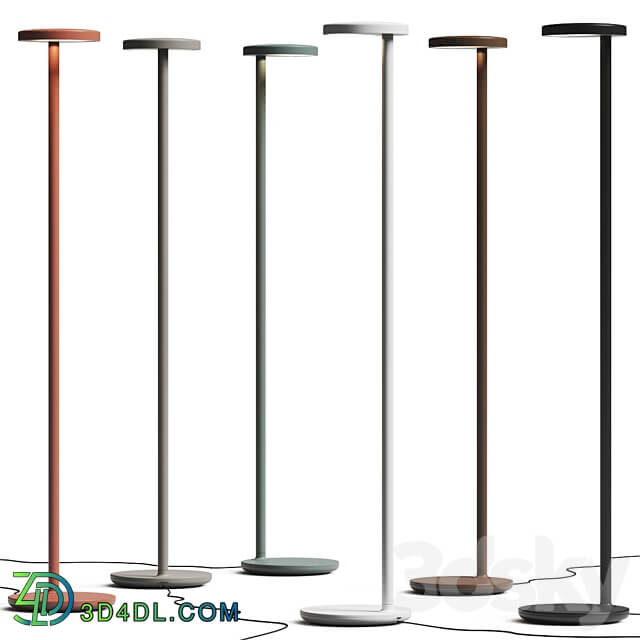 Flos Oblique Floor Lamps 3D Models