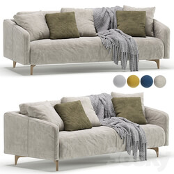 Sofa Ljeri Barhat Beige By Divan.ru Sofa Ljeri 3D Models 