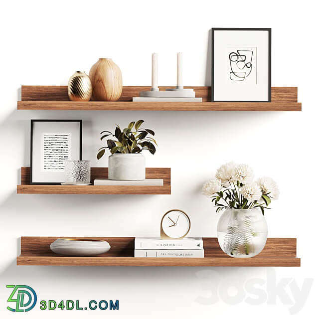 Decorative set 056 3D Models