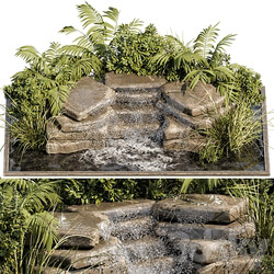 Waterfall fountains cascade 11 Other 3D Models 