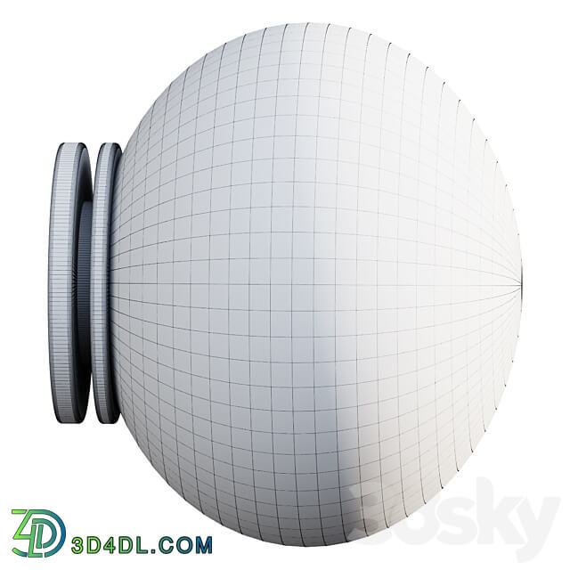 Sconce FLOS GLO BALL MINI WAND EN PLAFONDLAMP wall light 3D Models