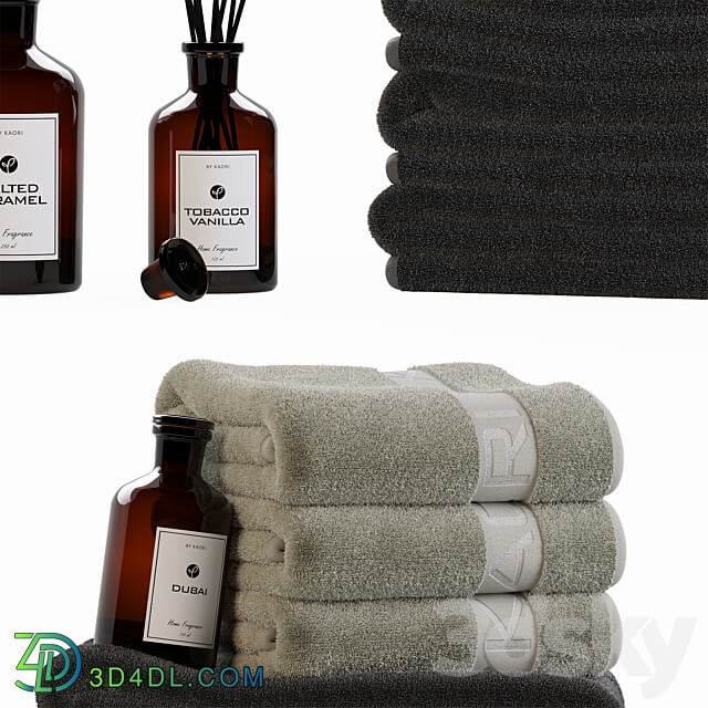 Towels 5 KAORI 3D Models