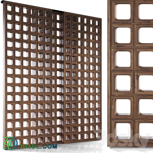 BOGART Decorative sliding partition from Mezzo 3D Models