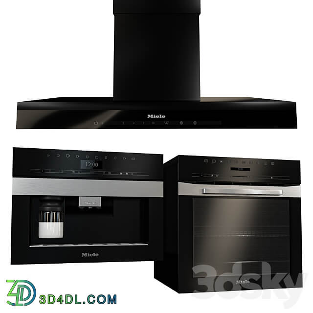 Miele Kitchen Appliances 2 3D Models