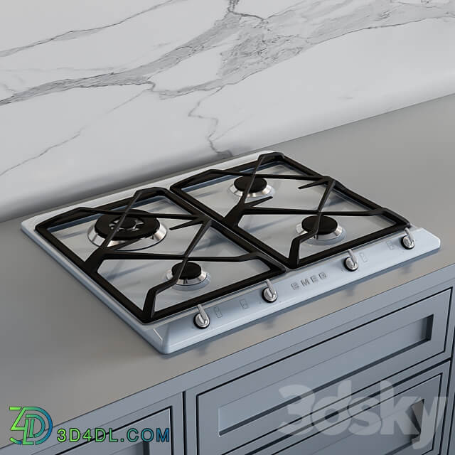 kitchen modern159smge set Kitchen 3D Models