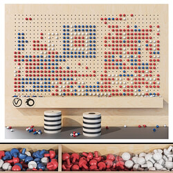 Wooden game board for nursery No. 2 Miscellaneous 3D Models 