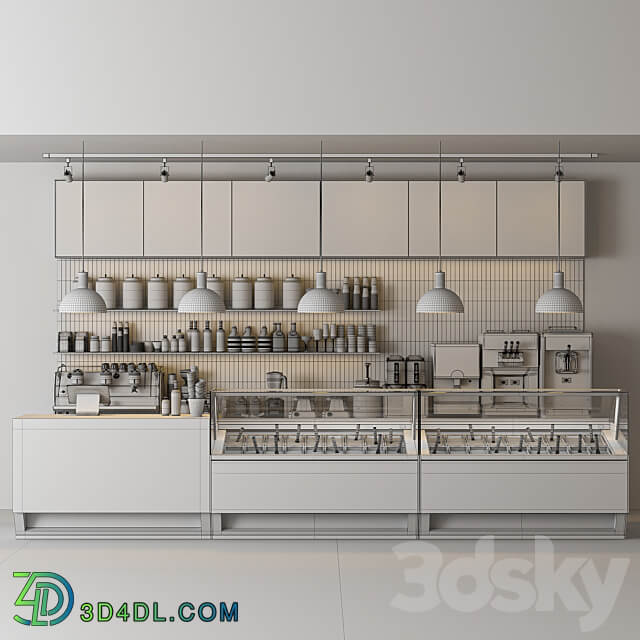 Ice Cream Shop 3D Models