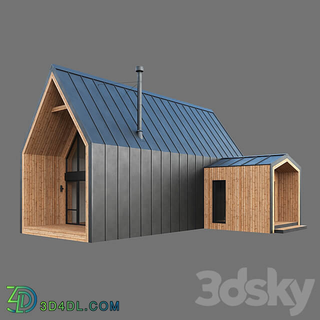 Barn house 04 3D Models