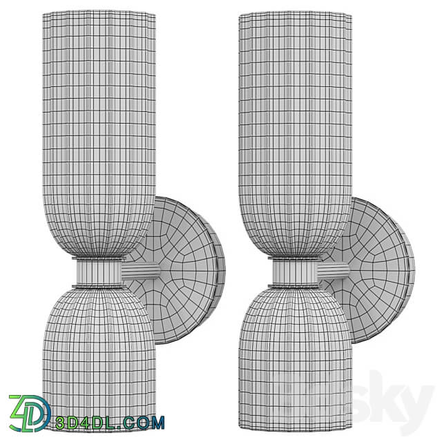 Asalea Double Bath Sconce Circa 3D Models