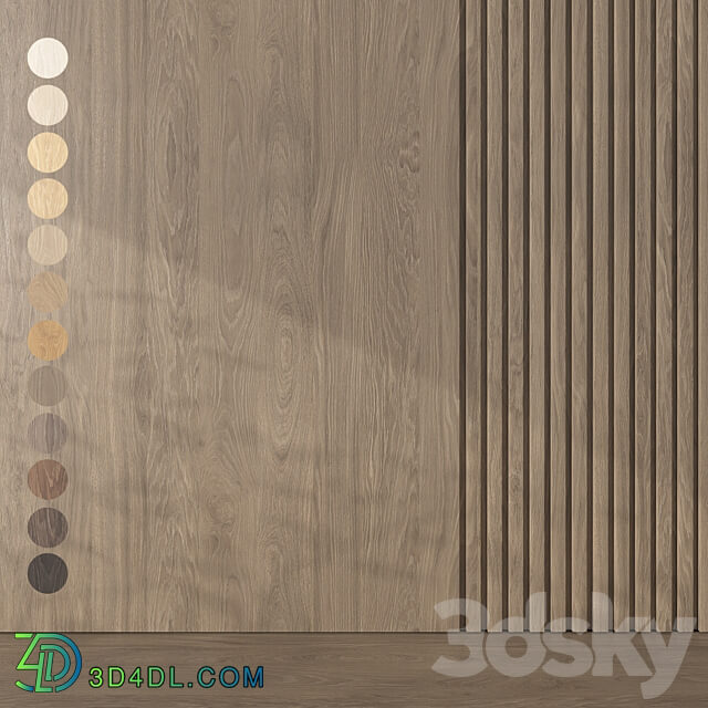 Oak texture 014 3D Models