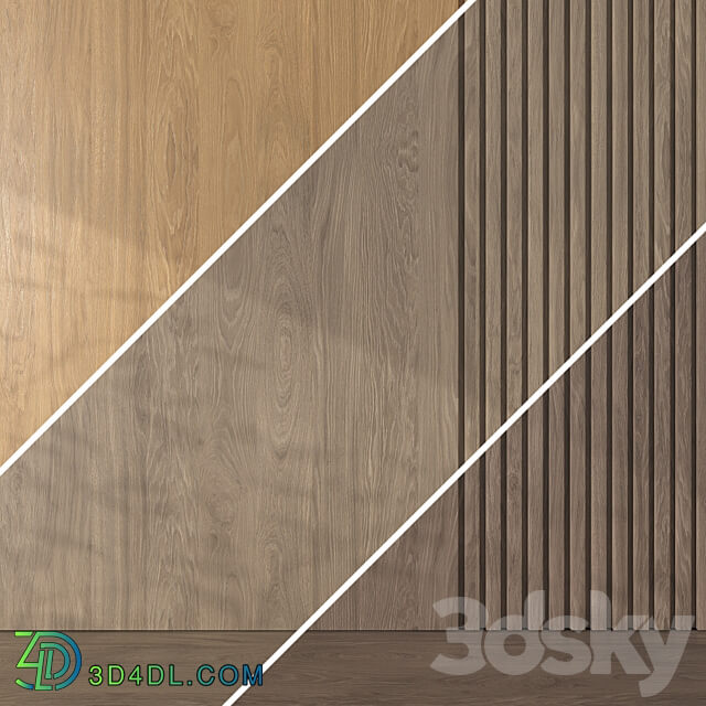 Oak texture 014 3D Models