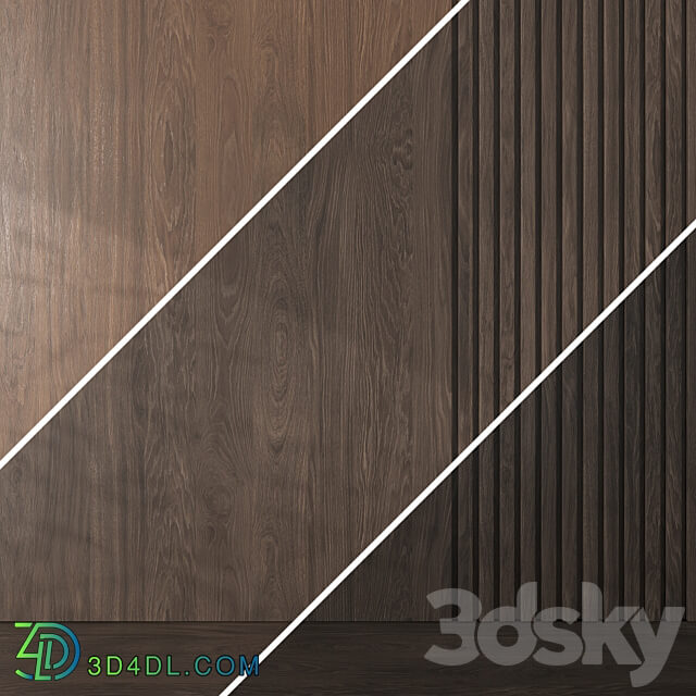 Oak texture 014 3D Models