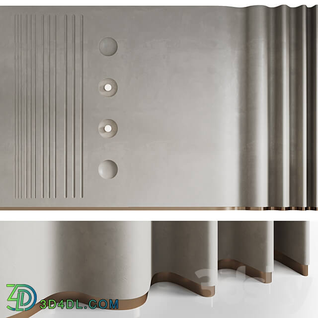 Decorative wall panel 14 3D Models