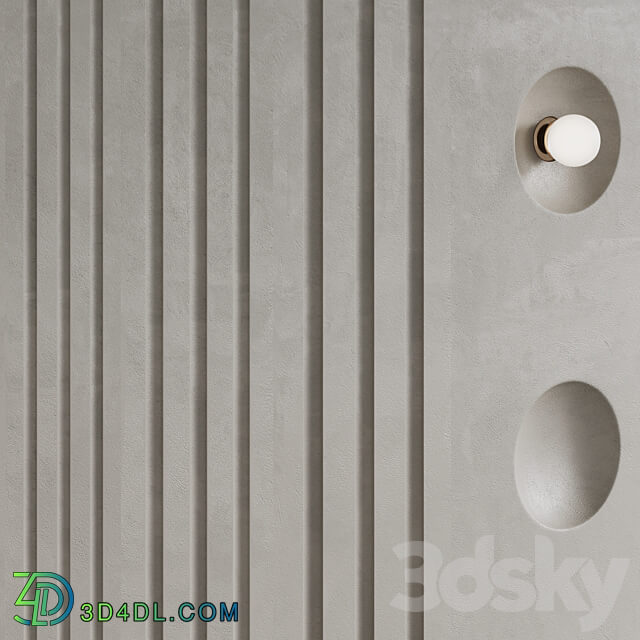 Decorative wall panel 14 3D Models