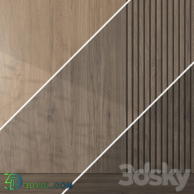 Oak texture 021 3D Models