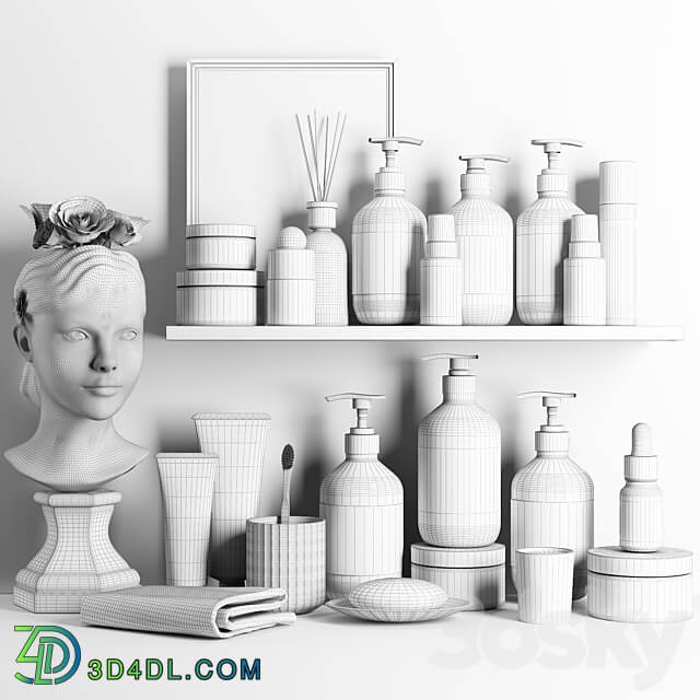 bathroom accessories 3 3D Models