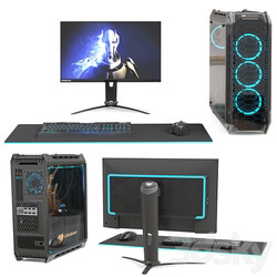 Gamer Set 1 PC PC other electronics 3D Models 