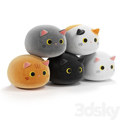 Soft toys cats 3D Models 