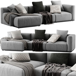 Cassina Mex Cube sofa 3D Models 