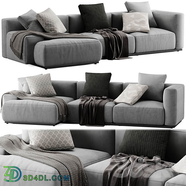 Cassina Mex Cube sofa 3D Models