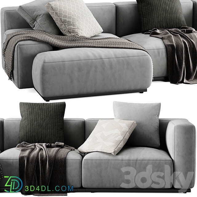 Cassina Mex Cube sofa 3D Models