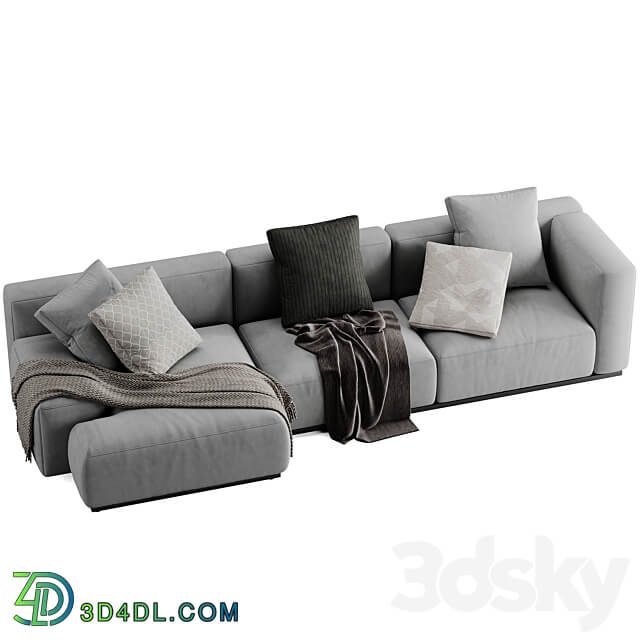 Cassina Mex Cube sofa 3D Models