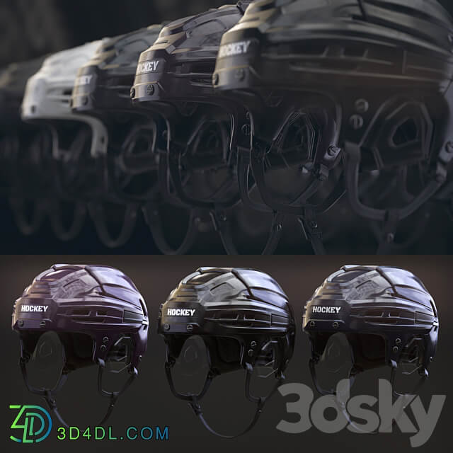 HOCKEY Helmet 3D Models