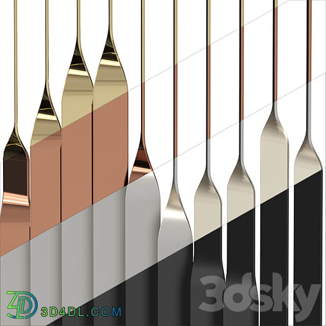 Decorative partition 024 3D Models