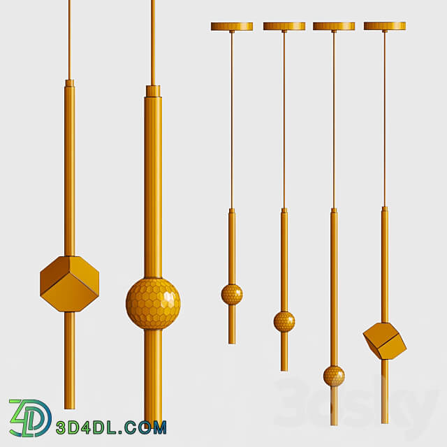 SOCRATES COLLECTION Pendant light 3D Models