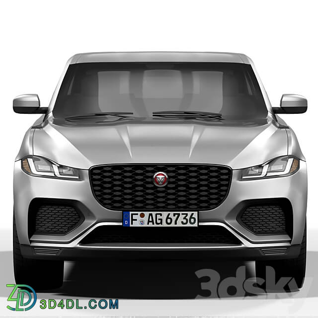 Jaguar F Pace 3D Models