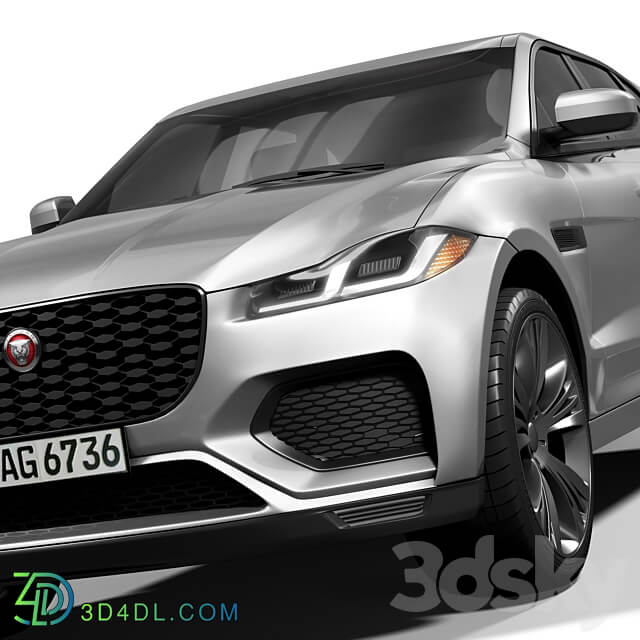 Jaguar F Pace 3D Models