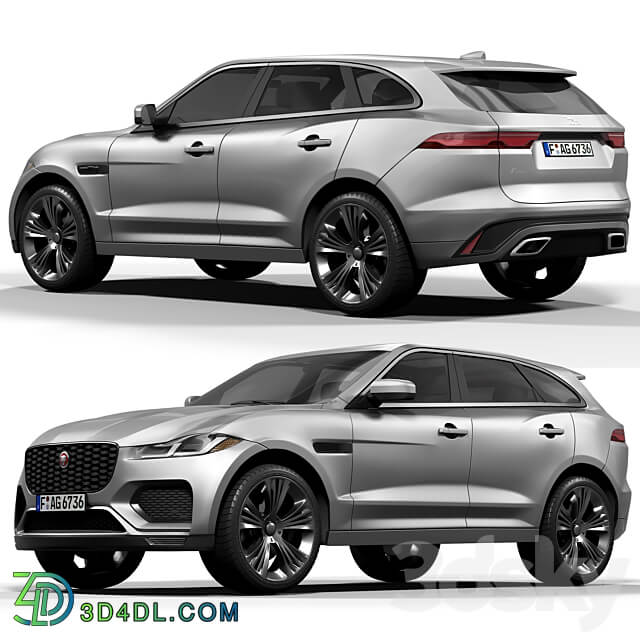 Jaguar F Pace 3D Models