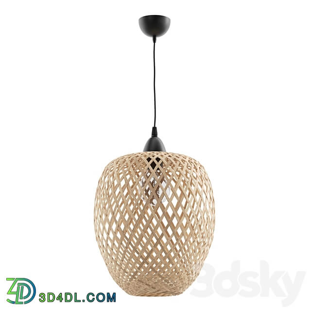 Bamboo Pendant Lamp Light Wood BOMU Pendant light 3D Models