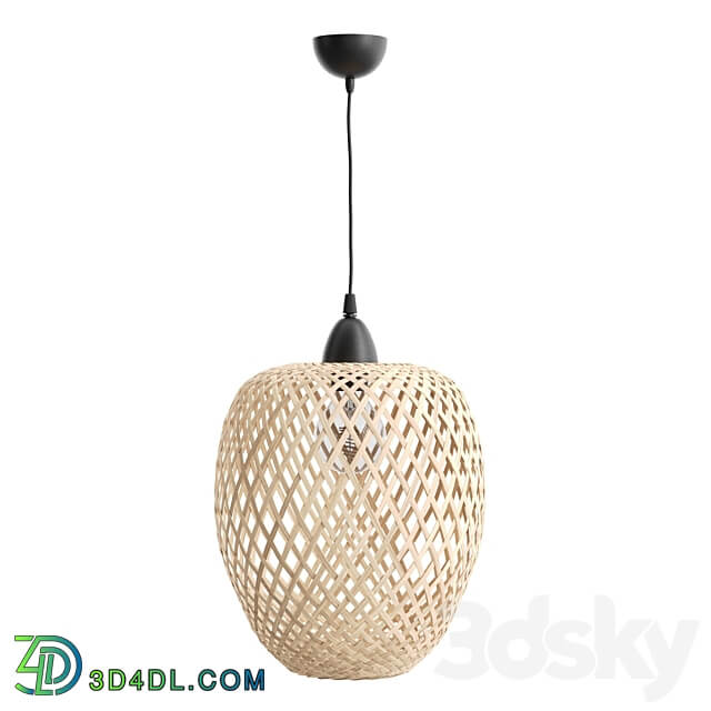 Bamboo Pendant Lamp Light Wood BOMU Pendant light 3D Models