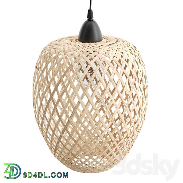 Bamboo Pendant Lamp Light Wood BOMU Pendant light 3D Models