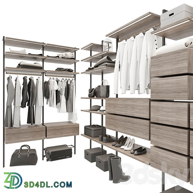 Wardrobe Wardrobe Display cabinets 3D Models