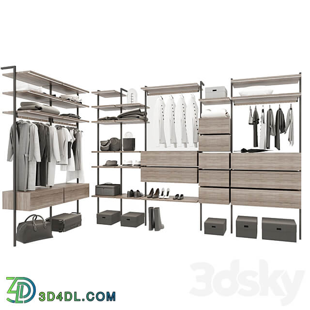 Wardrobe Wardrobe Display cabinets 3D Models