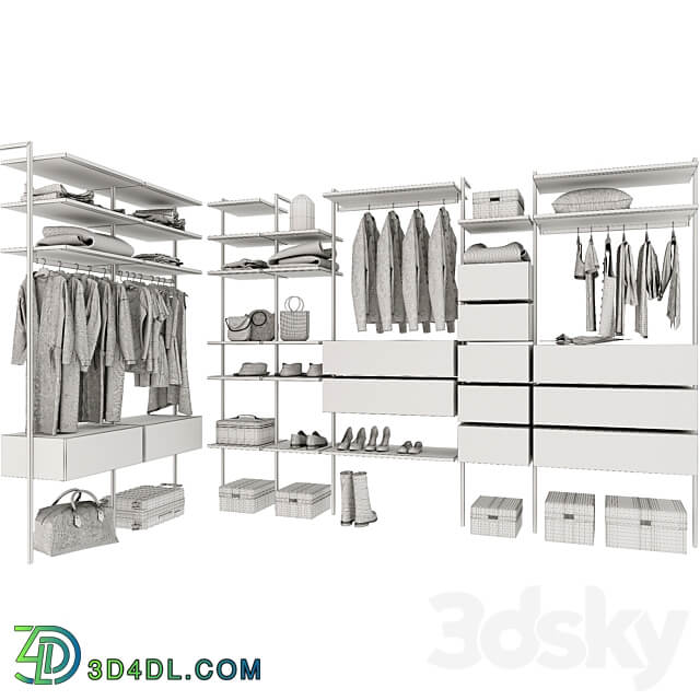 Wardrobe Wardrobe Display cabinets 3D Models