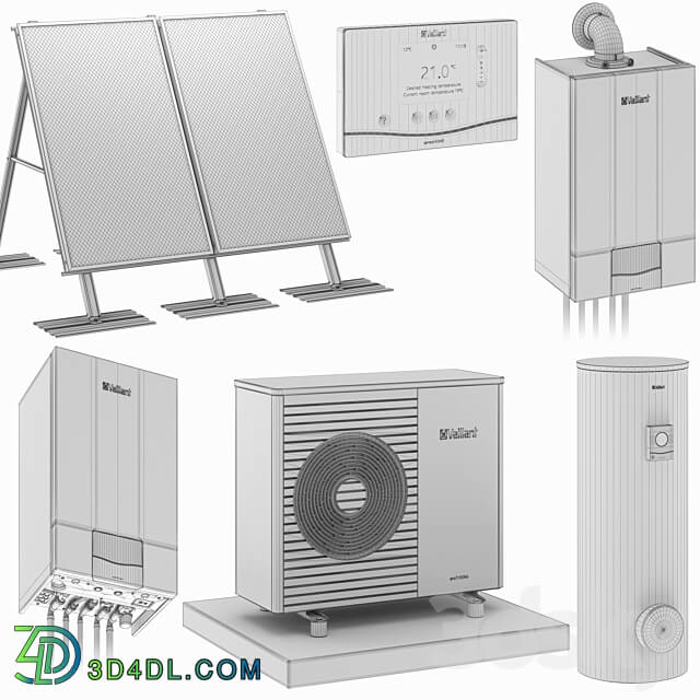 Vaillant home heating kit Miscellaneous 3D Models