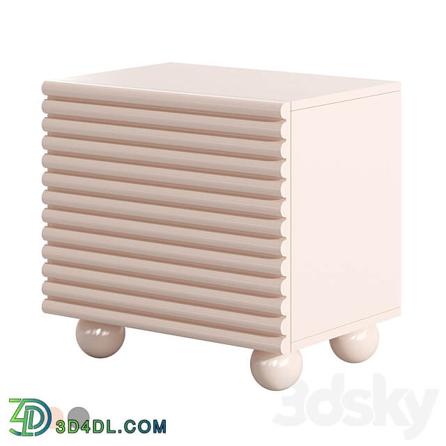 Lulu Corner Design Sideboard Chest of drawer 3D Models