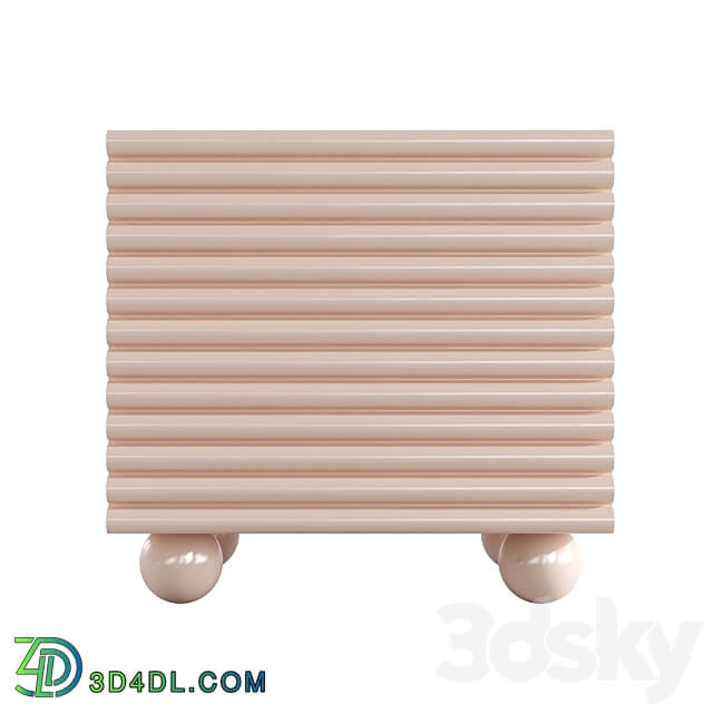 Lulu Corner Design Sideboard Chest of drawer 3D Models