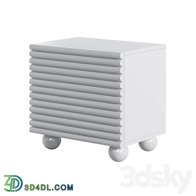 Lulu Corner Design Sideboard Chest of drawer 3D Models