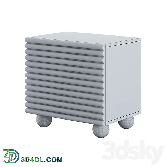 Lulu Corner Design Sideboard Chest of drawer 3D Models