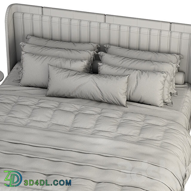 Rh Boston bed Bed 3D Models