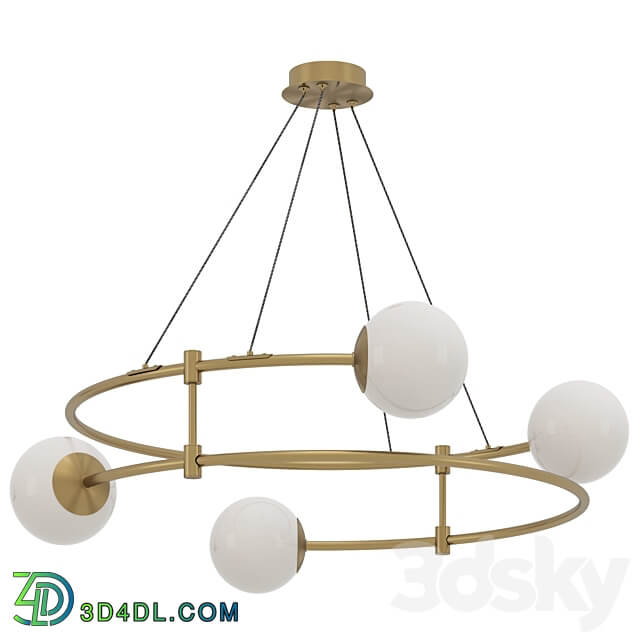 Hanging chandelier Maytoni Balance MOD317PL 04G Pendant light 3D Models