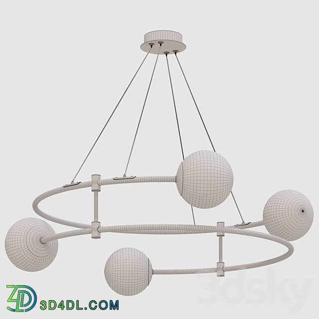 Hanging chandelier Maytoni Balance MOD317PL 04G Pendant light 3D Models