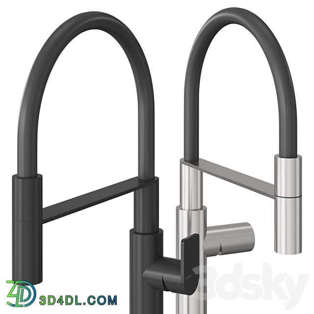 ZAZZERI Q316 Kitchen Faucet Faucet 3D Models