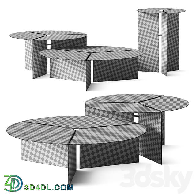 April Furniture Peace Coffee Tables 3D Models