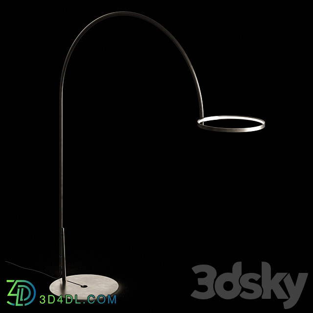 Cattelan Italia Arx Arched Floor Lamp 3D Models