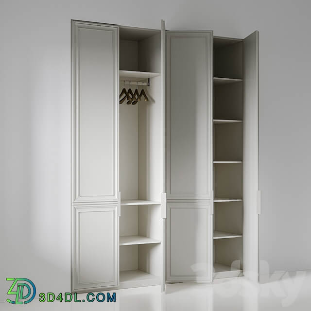 Wardrobe 010 Wardrobe Display cabinets 3D Models